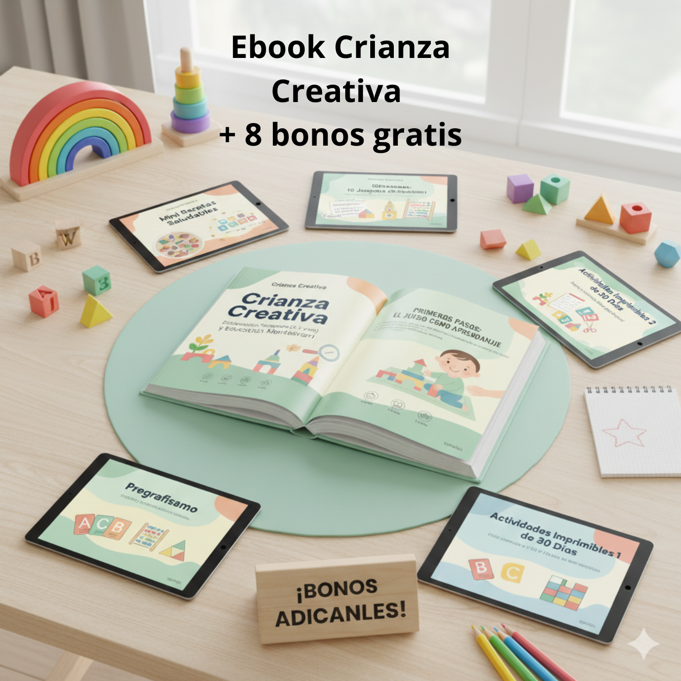 Estimulación temprana para niños de 0 a 5 años - Infancia creativa